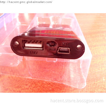 2600mAh unique shape Power Bank with torch